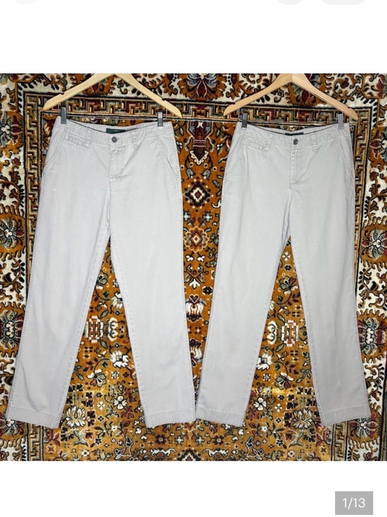 Lauren Ralph Lauren Pants - Bundle: 2 Lauren Ralph Lauren Newbury Chinos 100% Cotton Khaki sz 6 Uniform